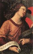 Angel (fragment of the Baronci Altarpiece) dg RAFFAELLO Sanzio